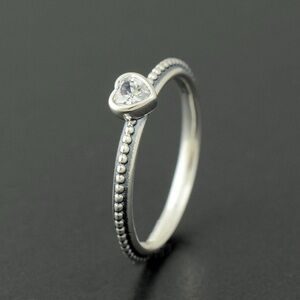 PANDORA Silver Heart Ring